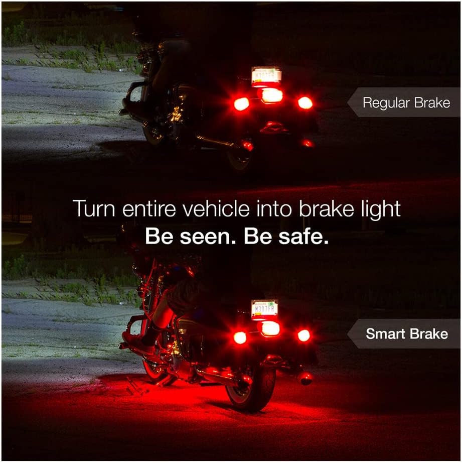 XKGLOW chrome App Control Motorcycle Professional LED Accent Light Kit - 14 Pods / 12 Strips