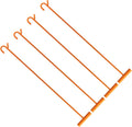 Heavy Duty 5th Wheel Pin Puller, 4 Pack 32" Solid Steel Chrome Plated Fifth Wheel Puller w/Hook