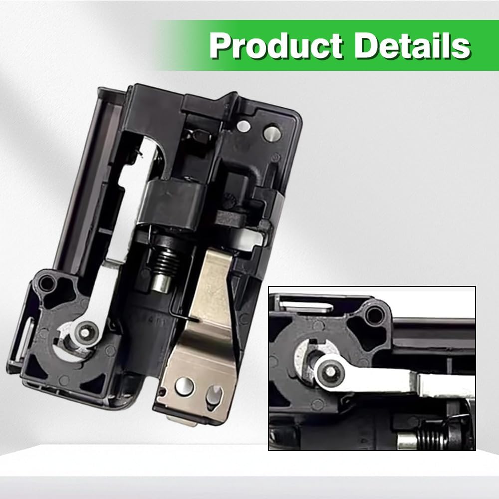 Riloer Glove Box Latch Handle Compatible with Honda CR-V 2007-2011 Black | Front Right Glove Compartment Door Handle Replacement, Plastic Metal Latch Pull Handle 77540-T0A-003 77540-SWA-A01