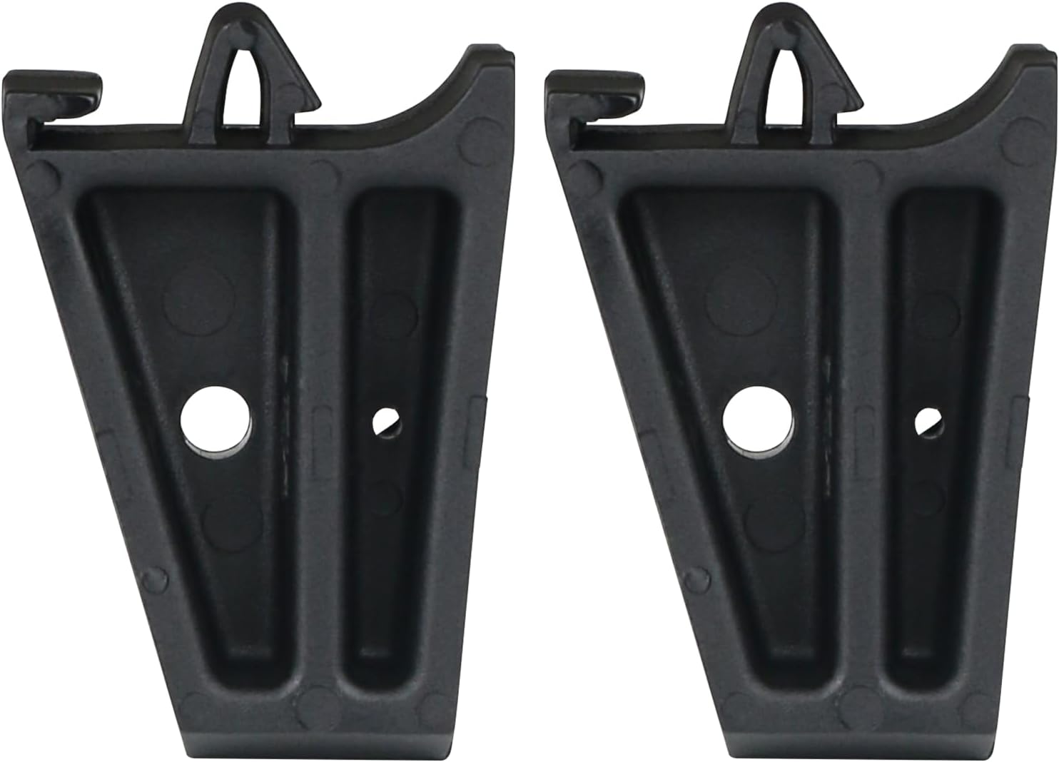 2 Pcs Grille Overslam Bumper | Compatible with 2002-2005 Dodge Ram 1500 2500 3500 Truck Accessories | Replaces 55077387AA Front Hood Bump Grill Cushion