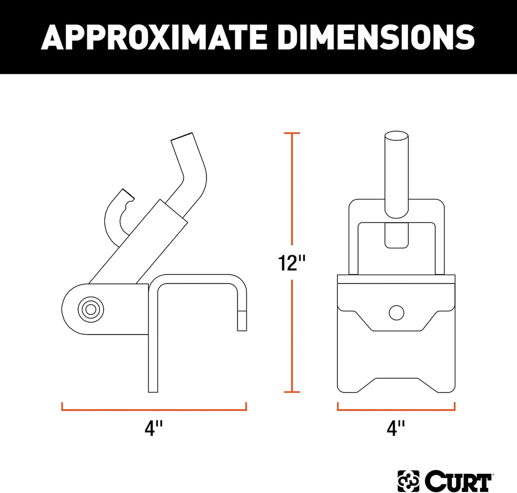 Curt Manufacturing 17208 Wd Hookup Brackets (New Design) 1Pr