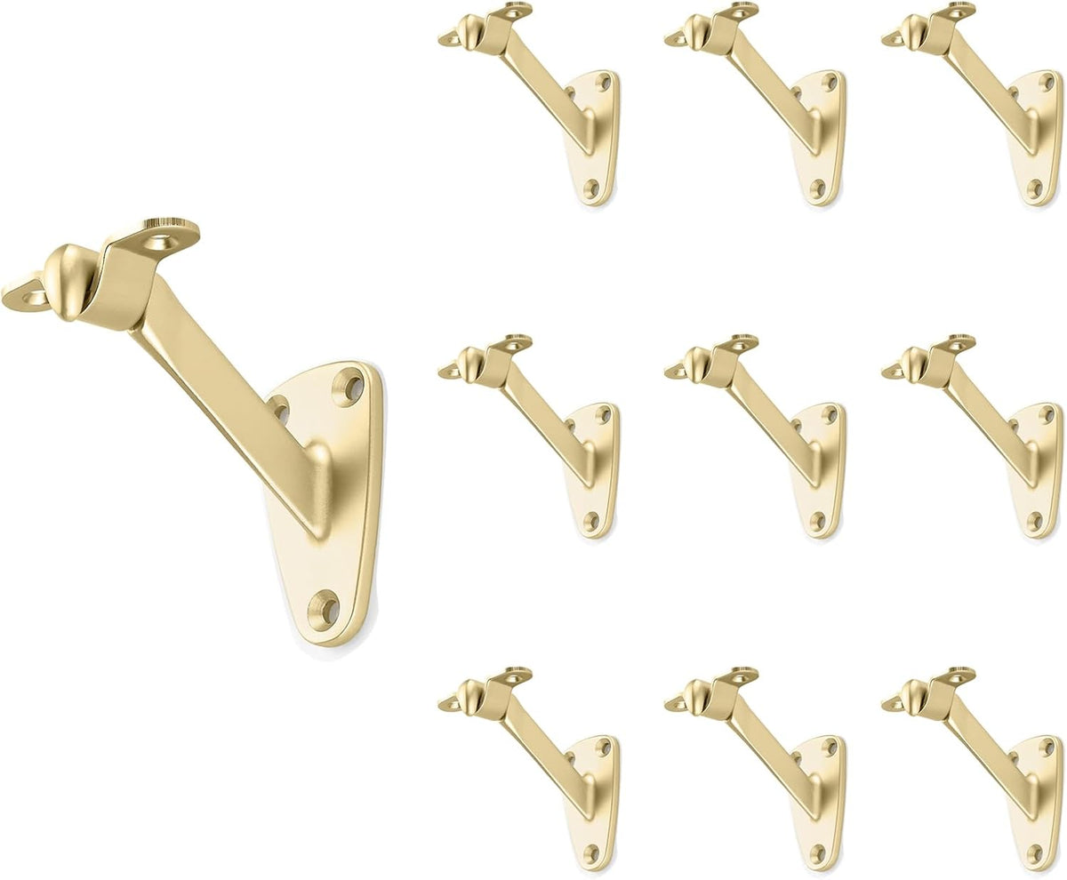 khtumeware easy install handrail support brackets, 10 pack, main product view