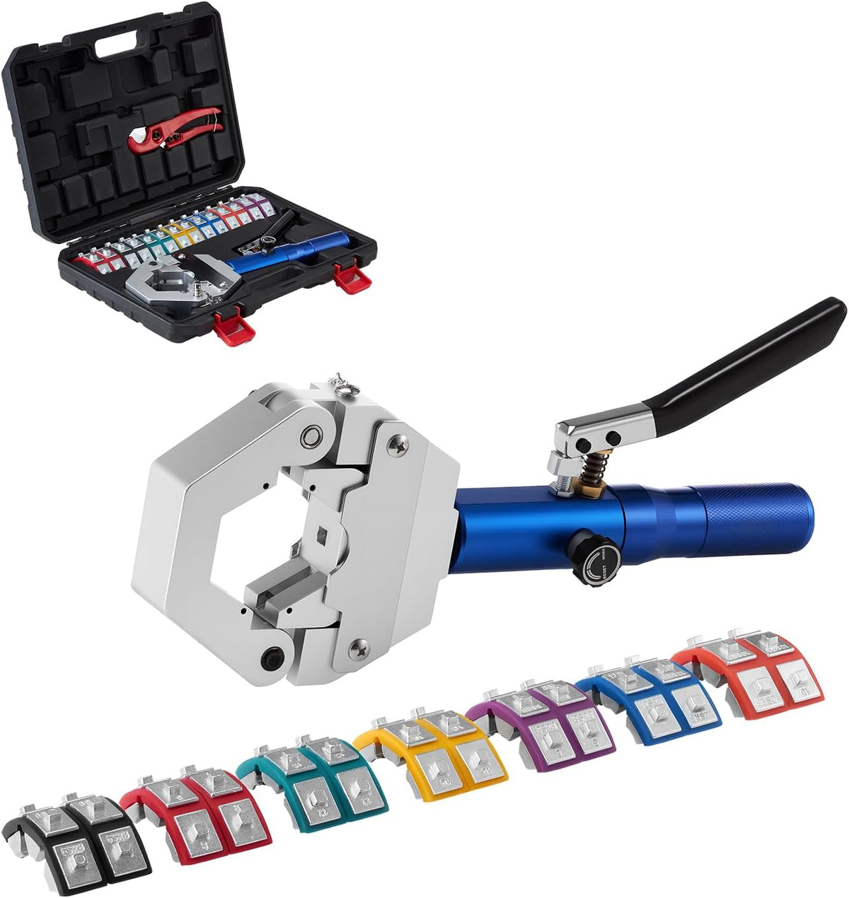 vevor hydraulic hose crimper, hydra-krimp ac hose crimper, main product view