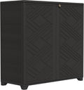 ZZM Indoor/Outdoor Storage Cabinet Waterproof, All Weather Outdoor Storage