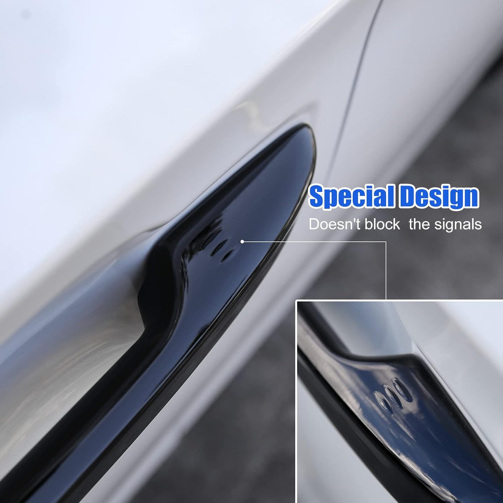 CKE Compatible with Honda Civic 2022-2026 for CR-V HR-V Accord 2023-2026 for Acura Integra ADX Accessories Upgraded Snap-on Car Exterior Door Handle Cover Trims Protector -Glossy Black