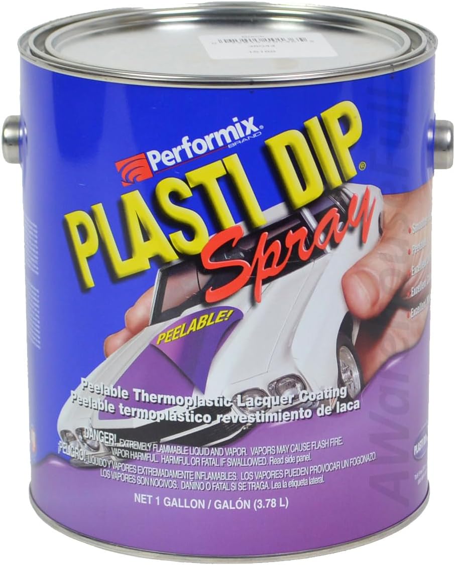 Plasti Dip Black Multi-Purpose Rubber Coating Sprayable, One Gallon