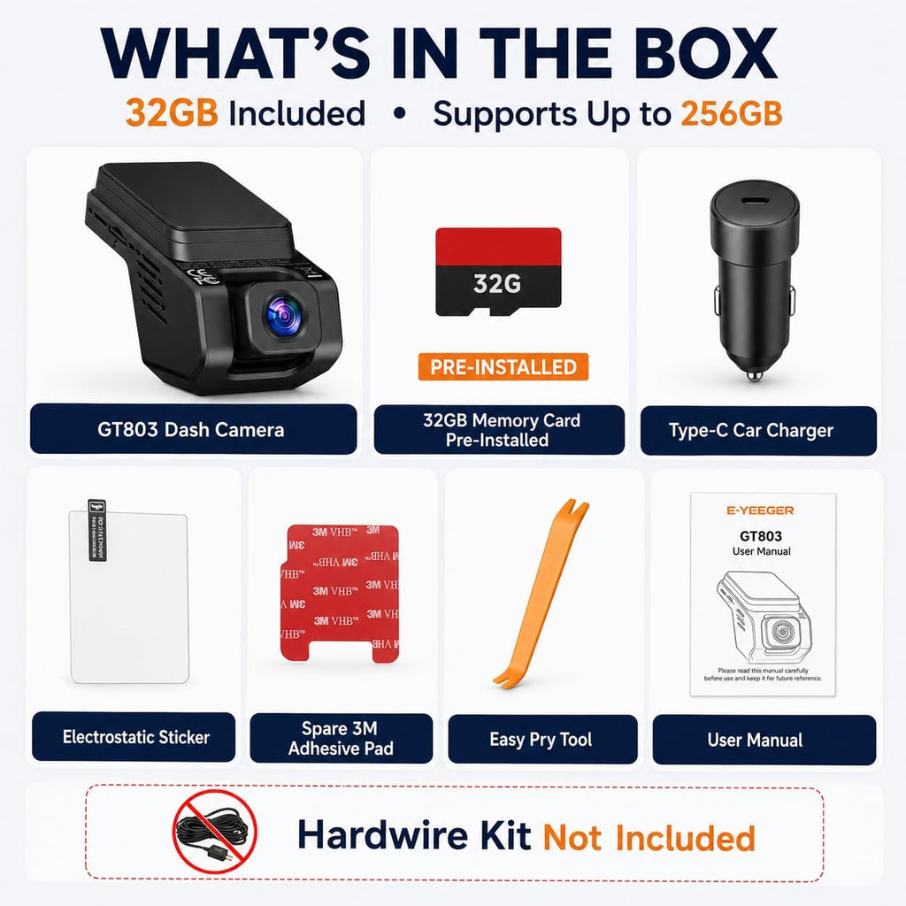 dash cam front and inside, 2.5k+ 1080p cabin, view 9