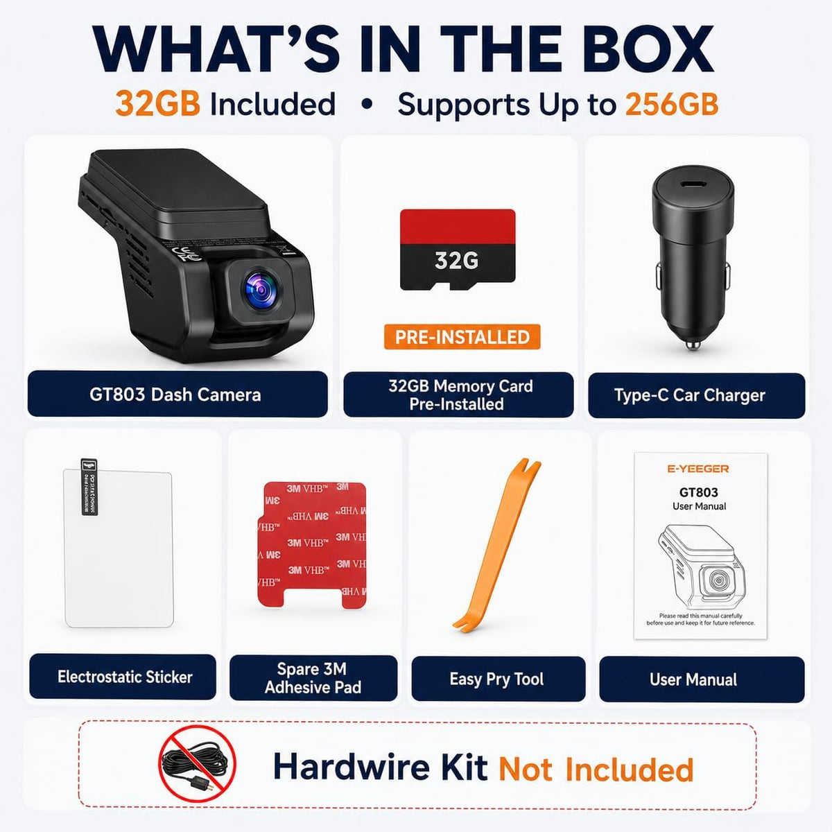 dash cam front and inside, 2.5k+ 1080p cabin, view 9