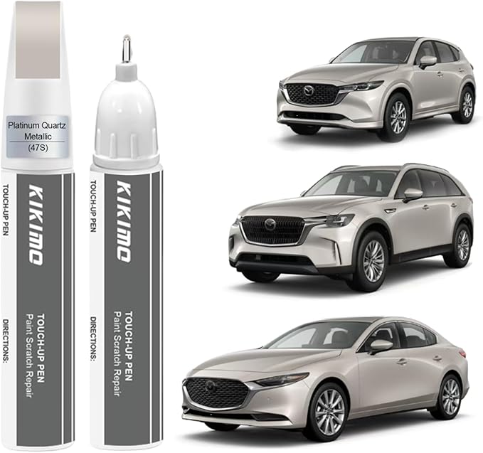 KIKIMO for Mazda Touch Up Paint), Car Paint Repair Kit for Mazda, 2 In 1 by KIKIMO