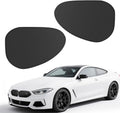Car Side Window Sunshade, Static Cling UV Protection Sun Shade, Universal Fit for Most Vehicles (2pc Front)