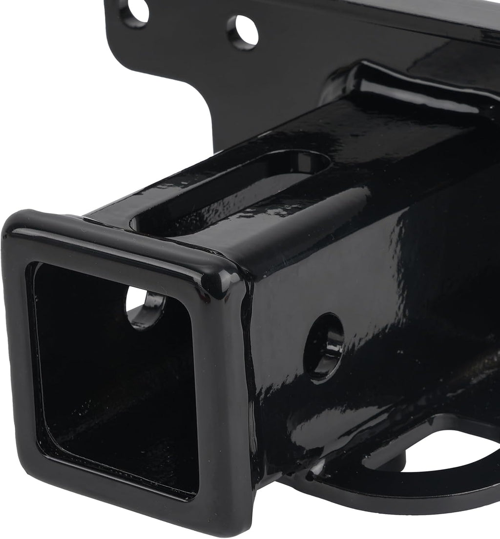 Rear Trailer Hitch Receiver 2" for Yamaha Grizzly 550 700 Kodiak 700 2007-2019 Bolt-On Powder Coat Carbon Steel