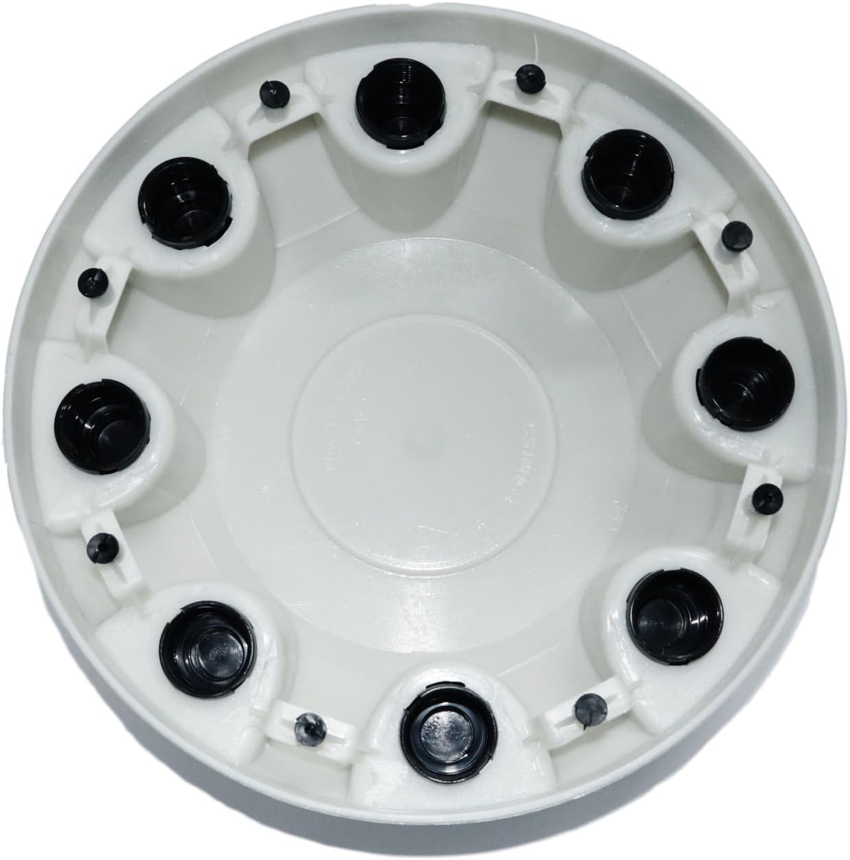 1PC New Silver Plastic Wheel Hub Center Cap Cover for Chevy Silverado 3500 HD 2011-2024 Pickup, Fit 8 Lug 17”x6.5 Dually Front Wheels, Part Number 9597796
