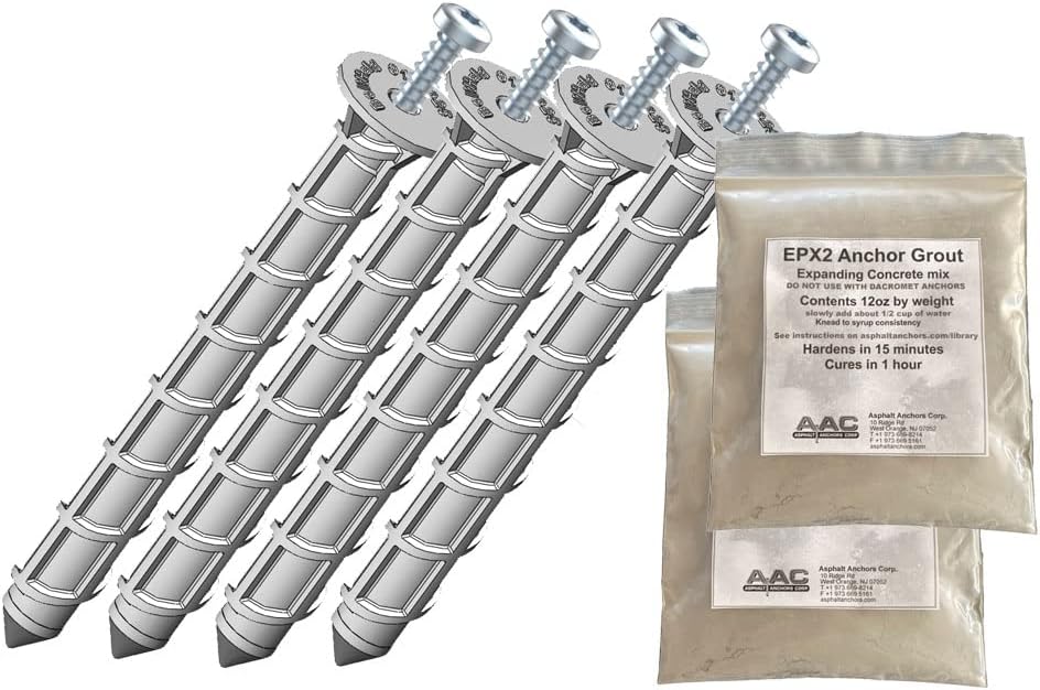 amak-4 asphalt anchor & grout kit - four, main product view