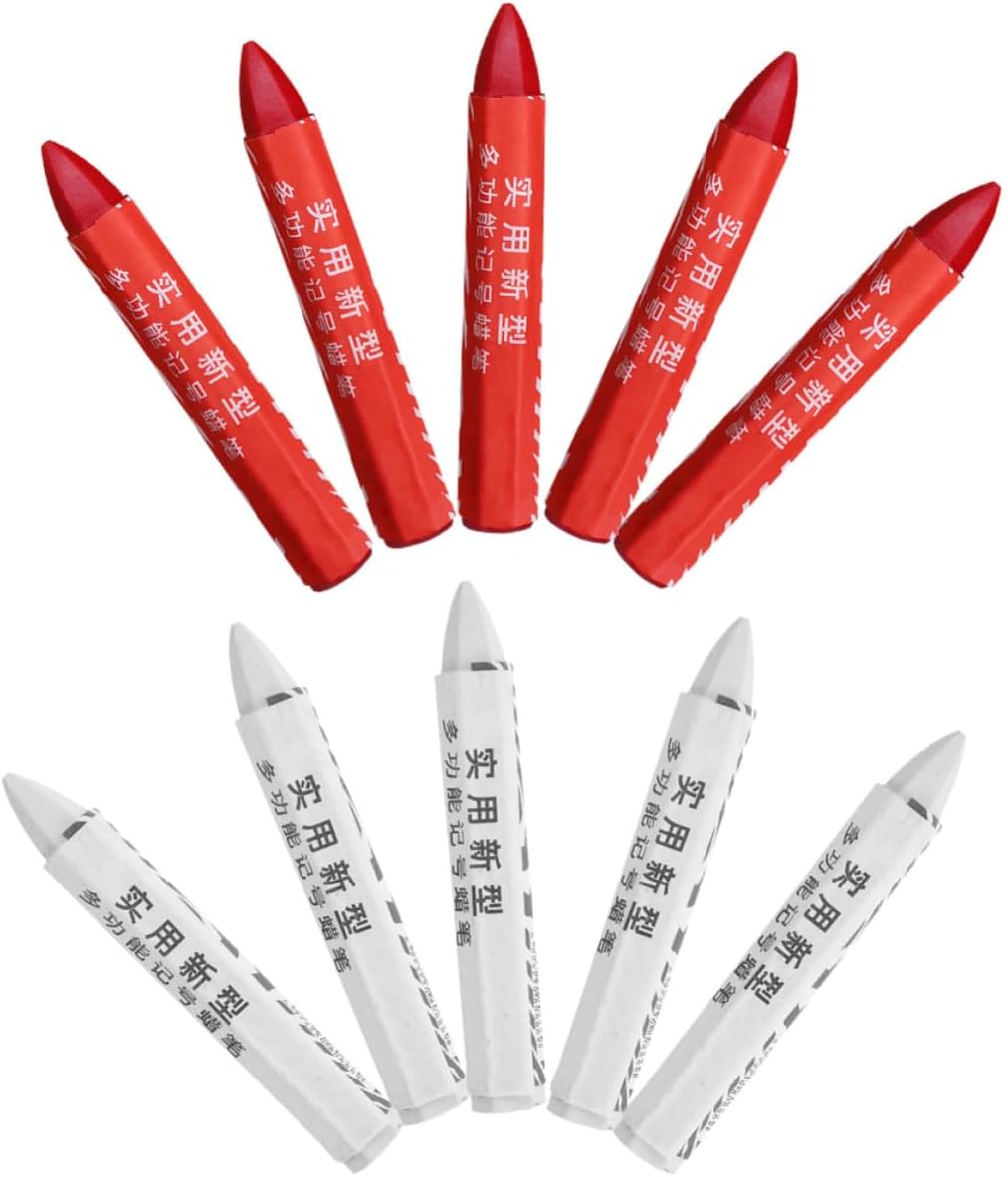 jojofuny 20pcs Tire Paint Marker Pens for Automotive Tire Repair Waterproof Wax Marking Pens on Cars and Motorcycles