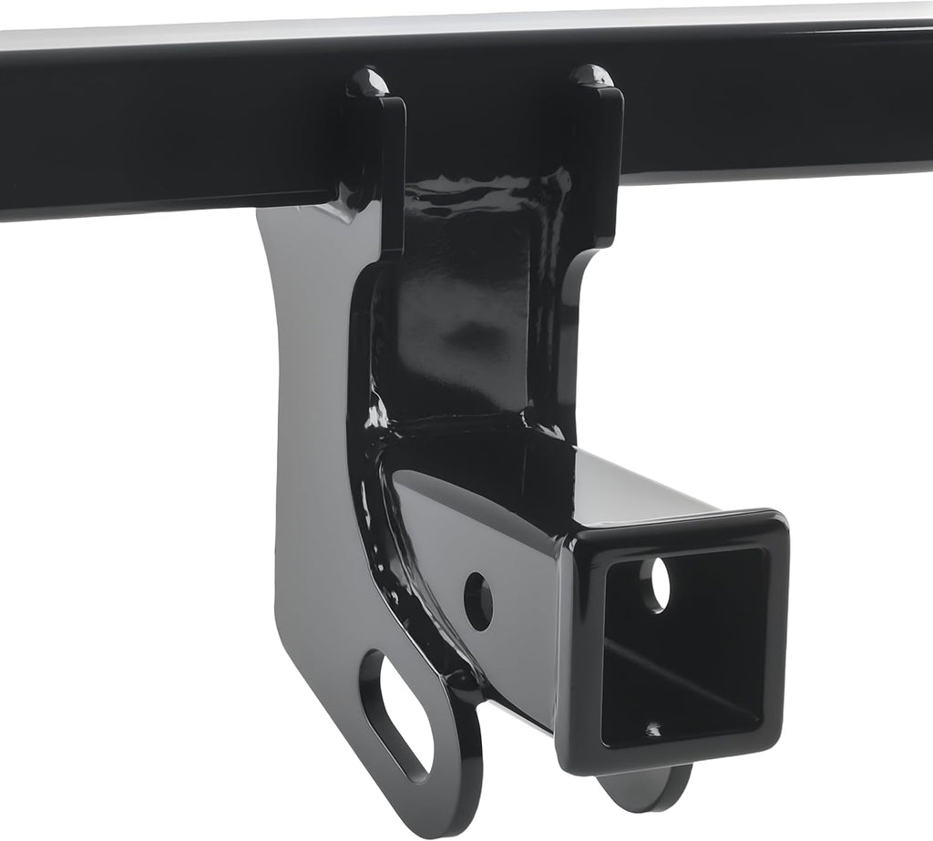 Carbon Steel Class 3 Hitch Receiver 2 Inch Bolt On Towing Hitch Compatible with Ford Edge Lincoln MKX Nautilus, Supports 5000lbs GTW 750lbs TW