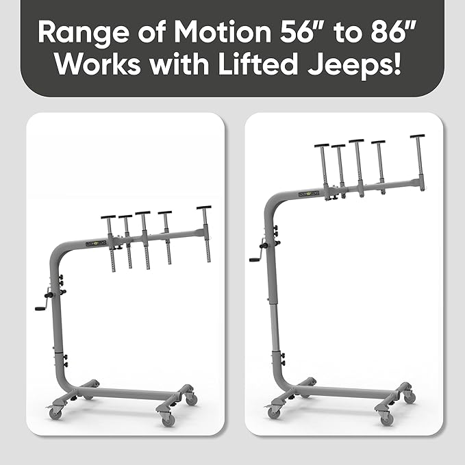 Hard Top Remover Lift for Jeep Wranglers: 2007-to-Present JK/JKU/JL/JLU + CJ - Image 7