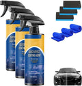 Advanced Car Quick Acting Coating Agent Spray for Vehicles, Nano Quick Coat Restore | Waterless Wash Wax & Glass Cleaner (3 PCS)