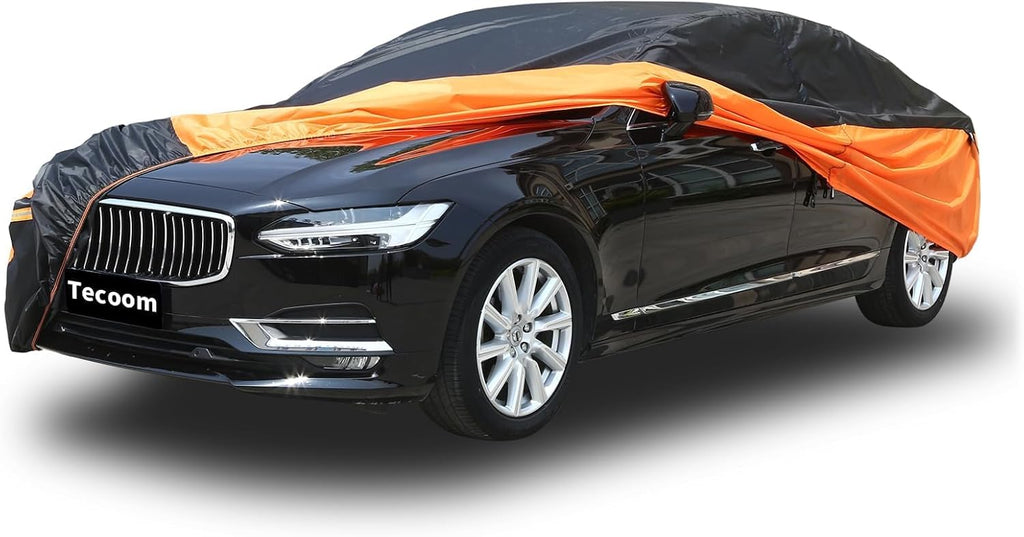 Waterproof Car Cover for Automobiles, All Weather Full Exterior Covers Fit for