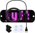 LED Light for Car, LED Sign for Car Windshield, Taxi Sign Decal with Suction Cups and Hook and Loop Cable Ties USB Plug, Trucks, SUV (Pink)