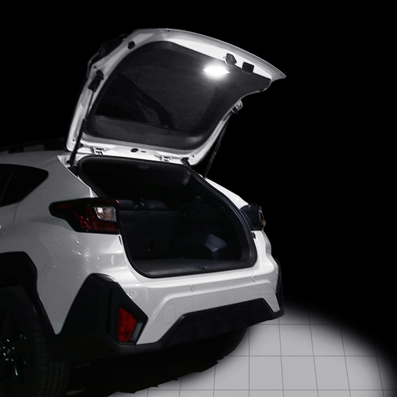 L2R for Subaru Crosstrek GU (2024-2026) Trunk Ceiling Lighting Cargo LED Lights Lamps Replacement Kit to Hatch Door Interior Car Accessories 1pc