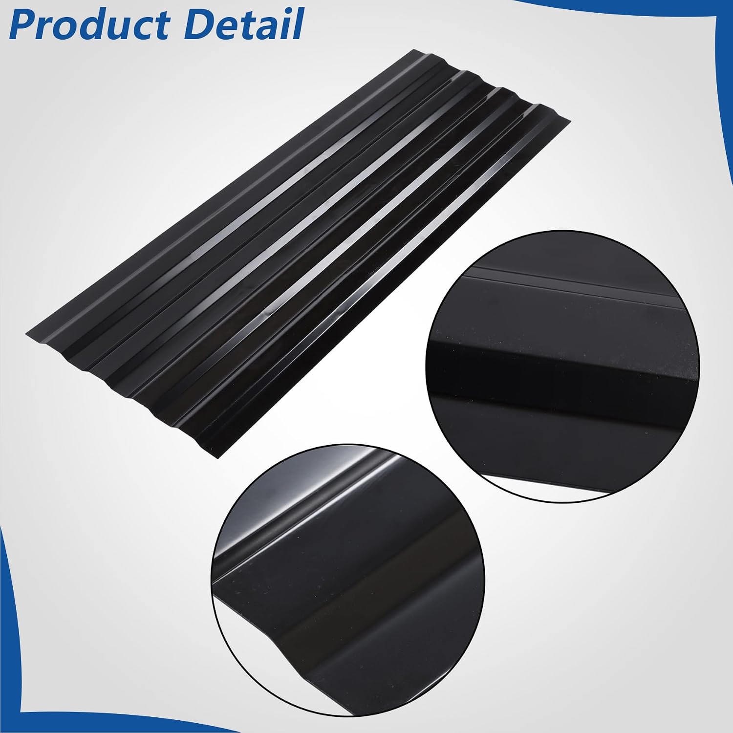 WFLNHB 4Pcs Black Steel Truck Bed Floor Patch Panel Replacement for F250 F350 F450 1999-2016 926-881