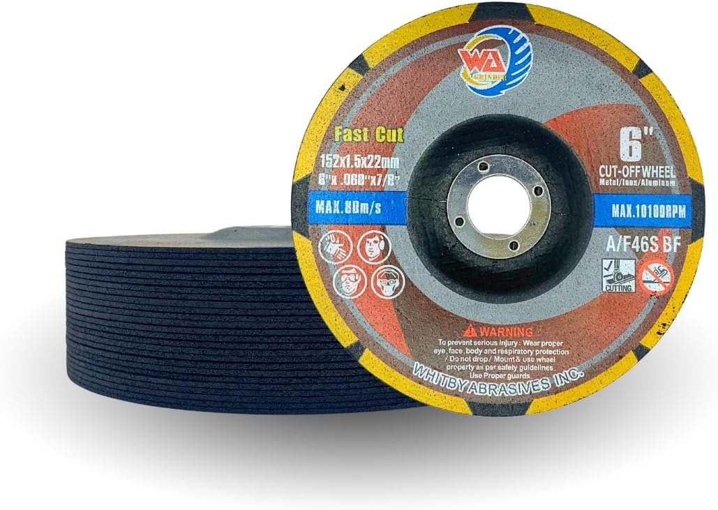 wa 25pack - 6”x1/16 x7/8" depressed center thin, main product view
