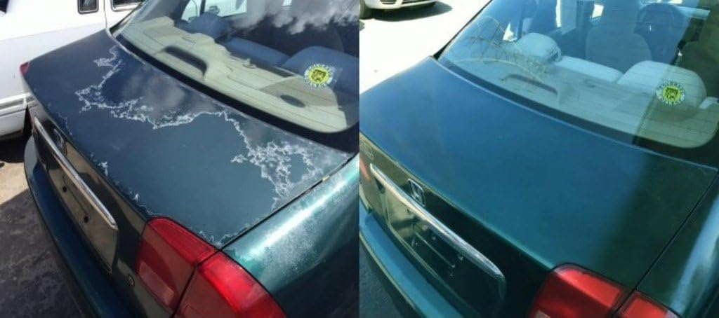 Oxide Reducing Emulsion to Restore Faded, Oxidized or Sun Damaged Car Paint, Peeling Clear Coat and Dull Headlights in a Simple DIY Operation. Easier to apply than wax, needs no polishing