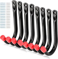 Garage Storage J Utility Hook, 8 Pack Heavy Duty Wall Mounted Hanging Hooks by Unknown