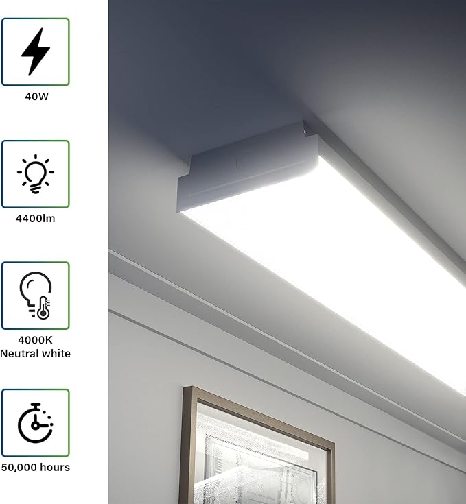 ANTLUX 4FT LED Wraparound 40W Shop Lights - Image 3