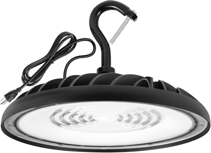 Sylvania UFO LED High Bay Light, 100W, 11,000 LMS, 5000K, Daylight, 120V with 6 Foot Cord/Plug, High Bay Lights for Commercial Warehouse Workshop Factory Barn Garage, UL Listed - 1 Pack (66331)