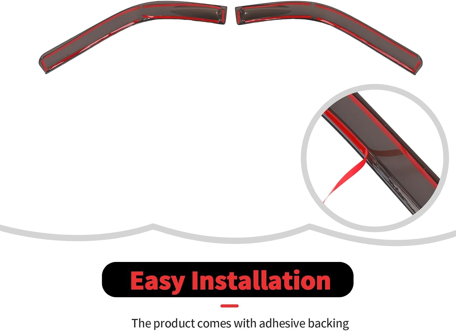 RT-TCZ Smoked Black Rearview Mirror Turn Signal Light Cover Trim Decoration Exterior Accessories for Ford Expedition 2022 2023 2024