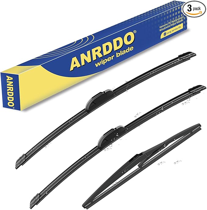 3 Wipers Replacement For 2008-2011 2012 2013 2014 2015 2016 2017 2018 2019 by ANRDDO