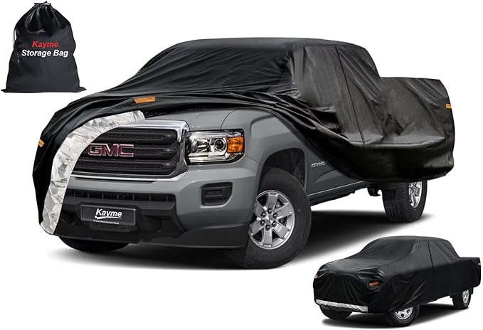 Kayme Truck Cover Custom Fit GMC Canyon Extended/Crew Cab Short Bed. Full by kayme