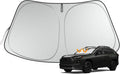 Windshield Sun Shade Compatible with Toyota Rav4 2019-2025,Front Window Custom Fit Car Accessories Foldable Sun Visor,Shield Protector UV Rays