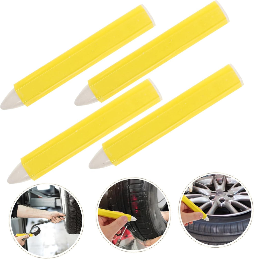 GLEAVI 4pcs Tire Repair Marker Pen Tire Graffiti Tool for Easy Leak Marking Automotive Marking Pen for Car Supplies and Repairs