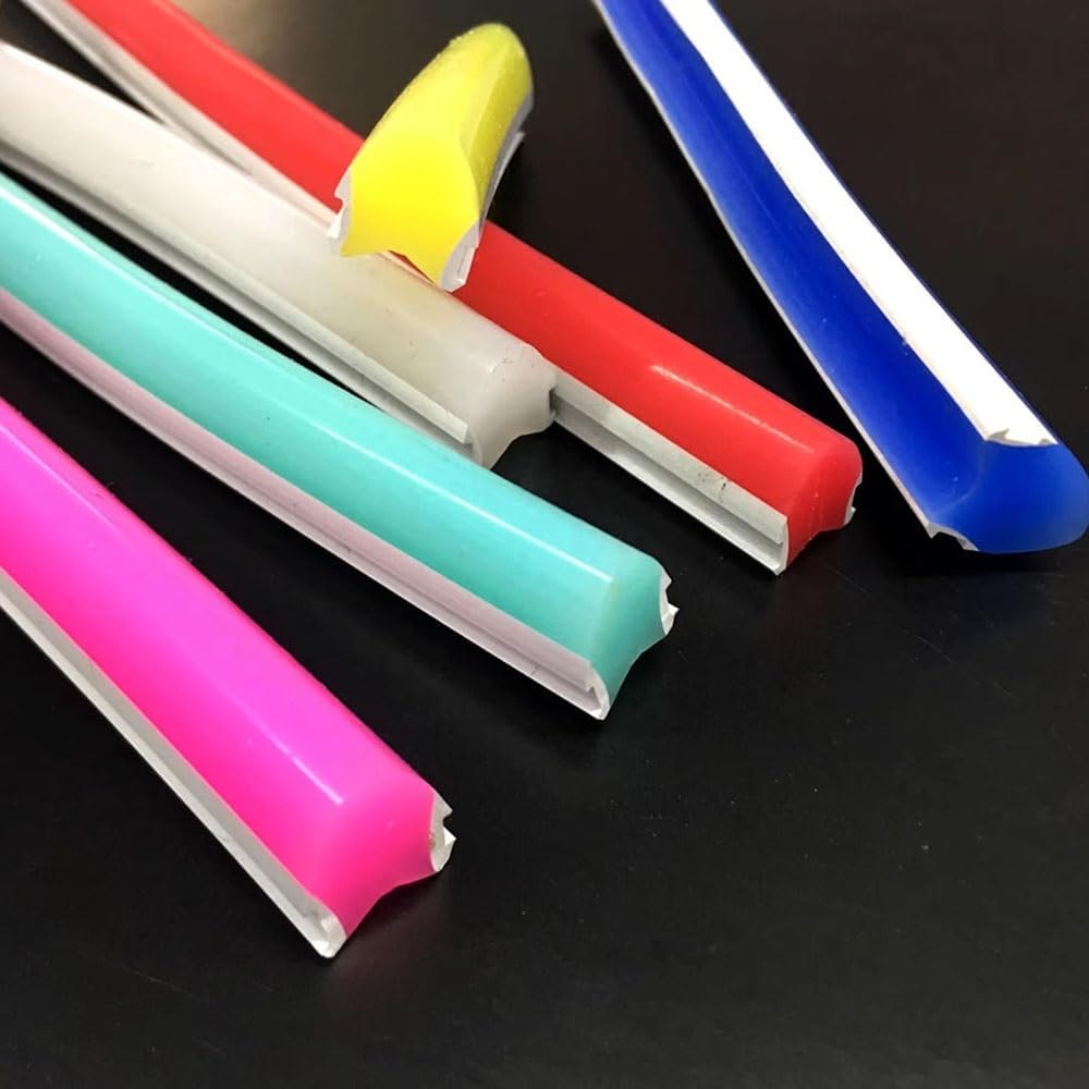 8mm Flexible Silicone Neon Tube LED Strip Diffuser - 1m,1pcs | Red