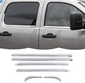 RT-TCZ Window Trim Strip Cover Window Molding Trim Cover Decoration Exterior Accessories for Chevy Avalanche/Suburban/Tahoe/Silverado 2007-2013,for GMC Yukon/Sierra 2007-2013 (Chrome)