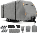 Custom Fit Travel Trailer Cover for Dutchmen Aerolite 260BH 2008-2012, Heavy Duty 420D Waterproof RV Cover, Windproof All Weather Camper Storage Cover