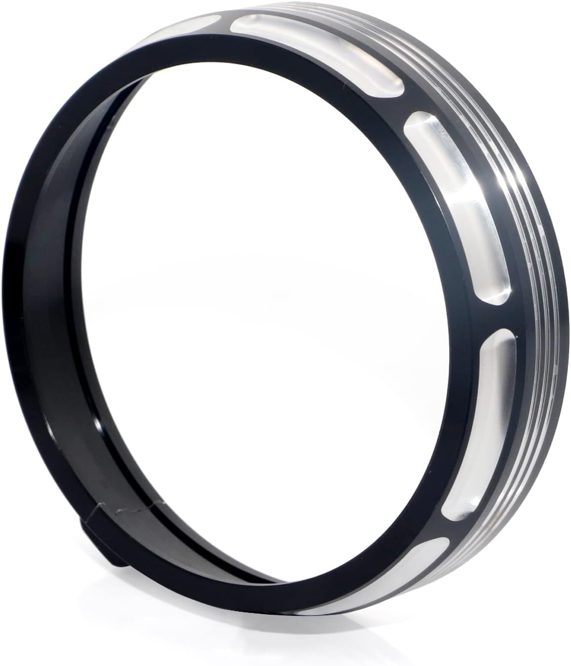4.5" Fog Passing Light Trim Burst Collection Trim Ring Cover 4 1/2" Auxiliary Lamps Metal For Harley Touring Street Electra Glide Road King 1996-2023