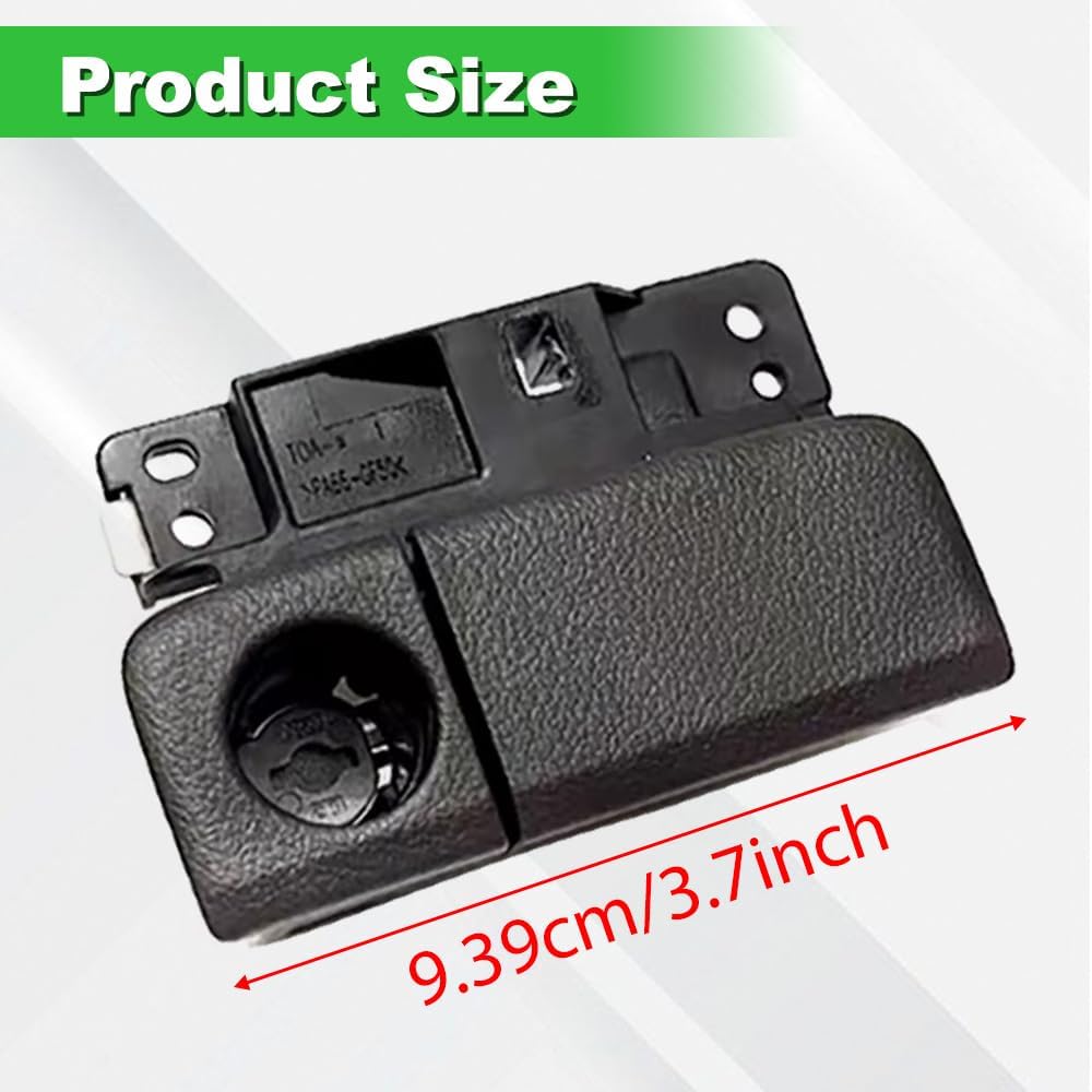 Riloer Glove Box Latch Handle Compatible with Honda CR-V 2007-2011 Black | Front Right Glove Compartment Door Handle Replacement, Plastic Metal Latch Pull Handle 77540-T0A-003 77540-SWA-A01