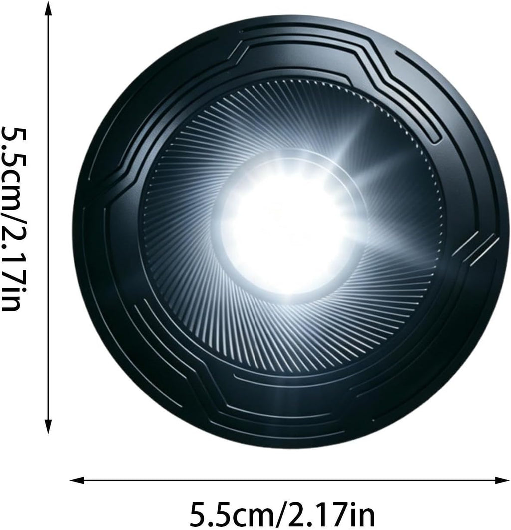 Led Car Lights, Rechargeable Trunk Lamp, Motion Sensor Illumination, Bright Adhesive Design, for Vehicle Truck SUV Scooter Toolbox Storage Night Driving Crisis Interior Use 2.17x2.17x0.71 Inches