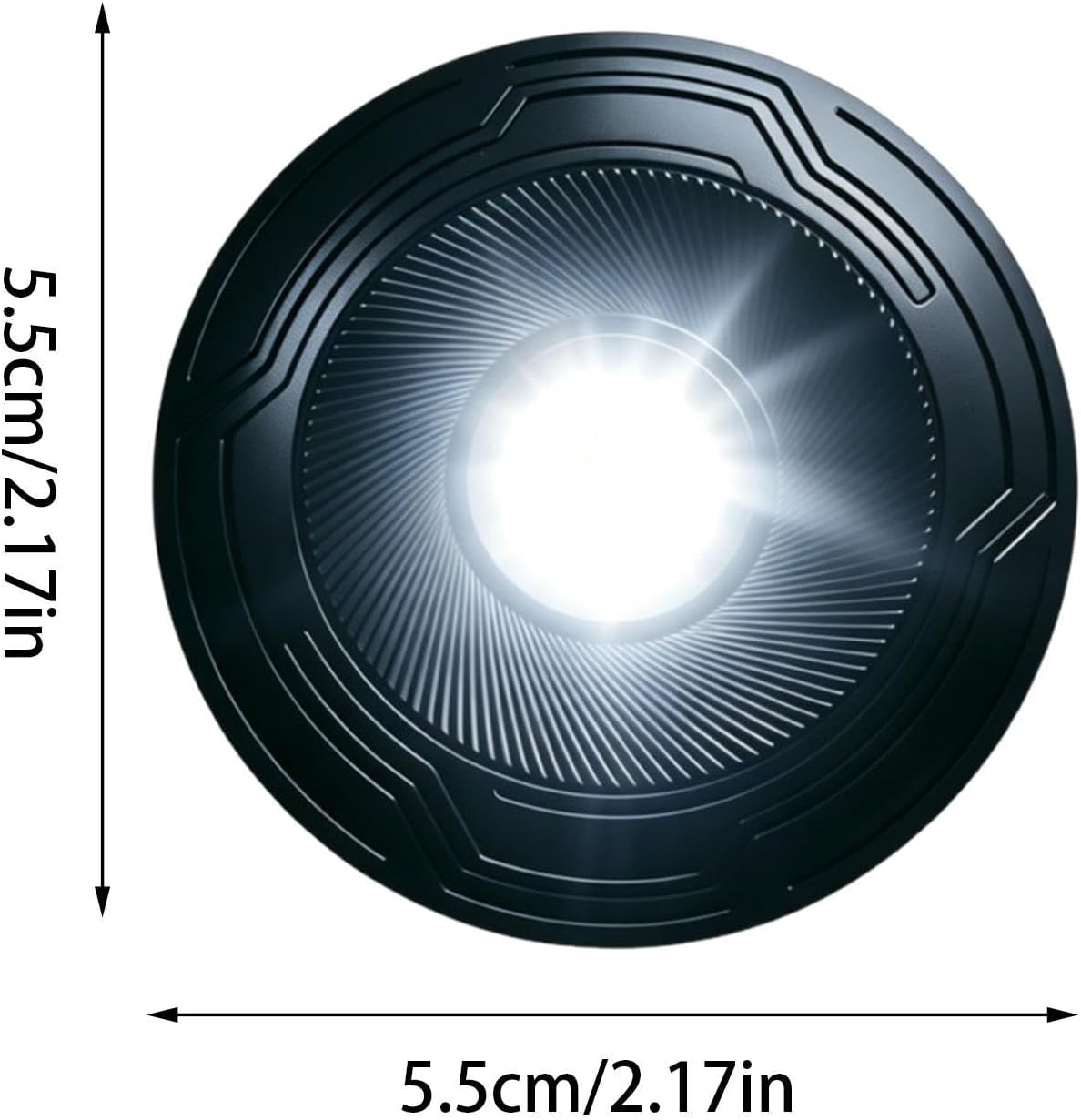 Led Car Lights, Rechargeable Trunk Lamp, Motion Sensor Illumination, Bright Adhesive Design, for Vehicle Truck SUV Scooter Toolbox Storage Night Driving Crisis Interior Use 2.17x2.17x0.71 Inches