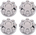 PIT66 4PCS 8 Lug Covers 17" Wheel Center Cap Fit Dodge RAM 1500 2006-2008 | Chrome Hub Caps Fit RAM 2500 2003-2013/ RAM 3500 Truck 2003-2012 52121450AD, 52121450AD.7, OXY18PAKAA