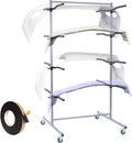 Mobile Bumper Storage Rack, Double-Sided Bumper Stand by Sunnibety
