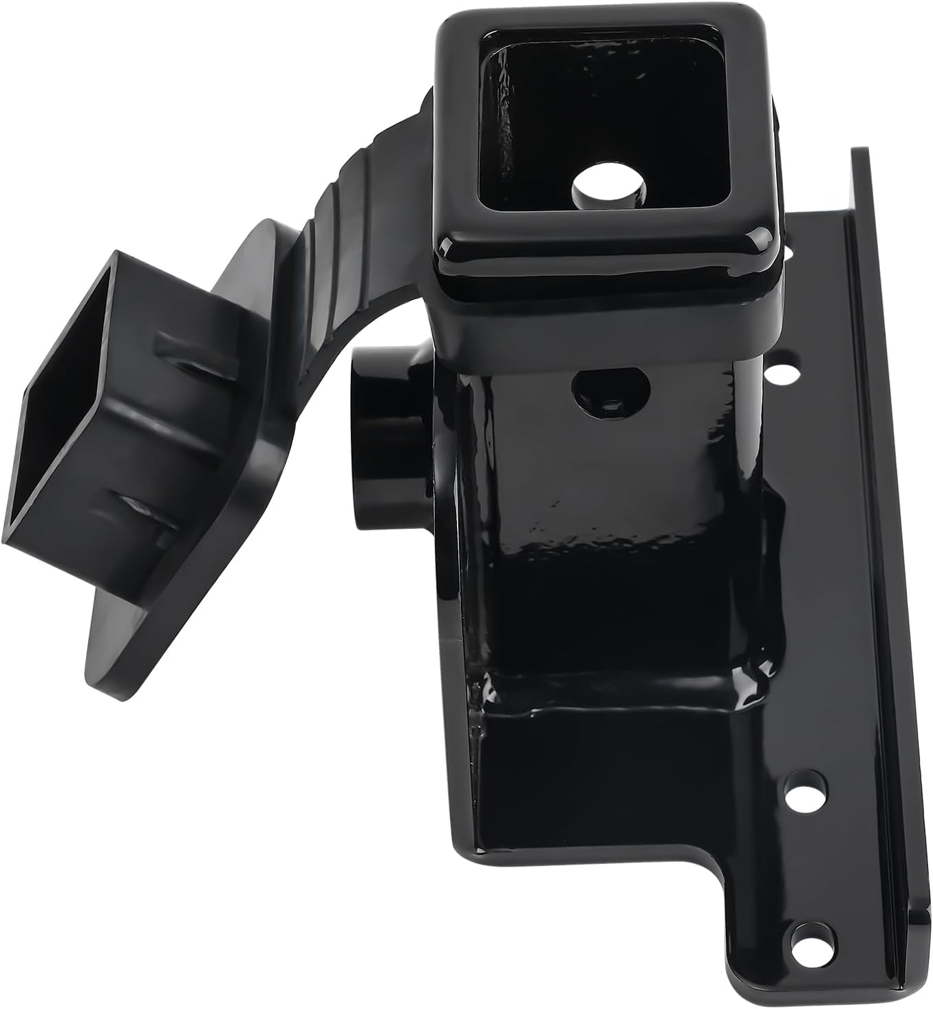 Rear Trailer Hitch Receiver 2" for Yamaha Grizzly 550 700 Kodiak 700 2007-2019 Bolt-On Powder Coat Carbon Steel