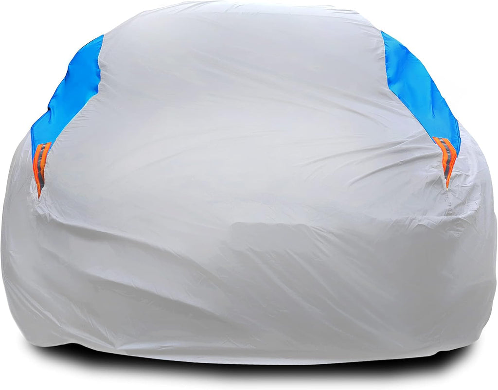 MORNYRAY Waterproof Car Cover All Weather Snowproof UV Protection Windproof