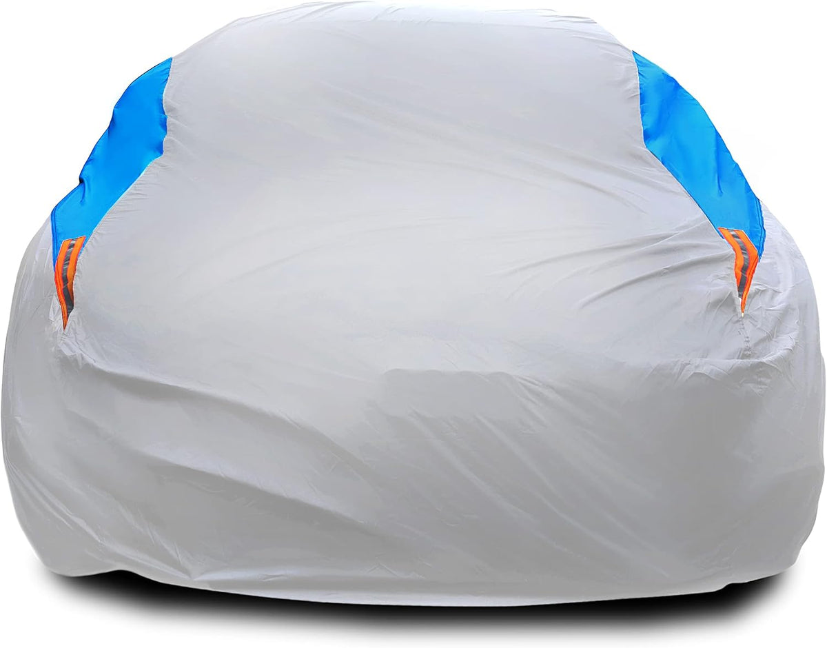MORNYRAY Waterproof Car Cover All Weather Snowproof UV Protection Windproof