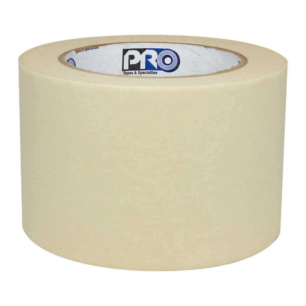 ProTapes Pro 795 Crepe Paper General Purpose Masking Tape, 60 yds Length x 3" Width, Tan (Pack of 1)