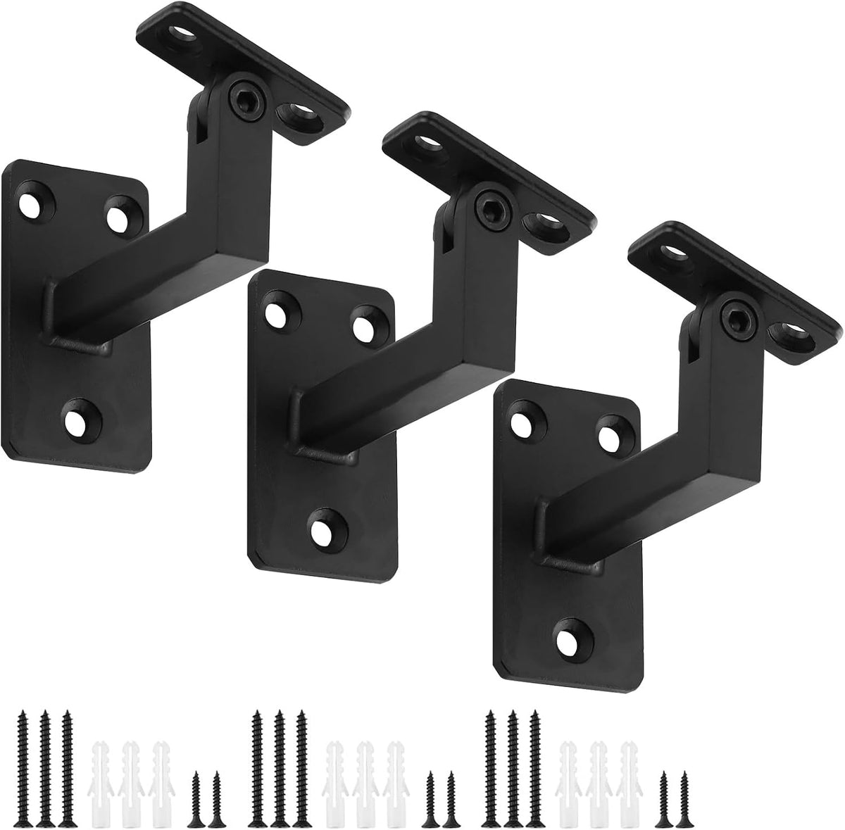 adjustable handrail bracket, 3" heavy duty swivel hand, main product view