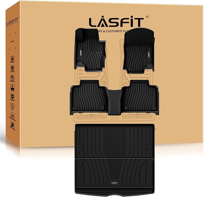 LASFIT Floor Mats & Cargo Mat for Mercedes Benz GLE SUV 2020-2026 350/450 / by LASFIT